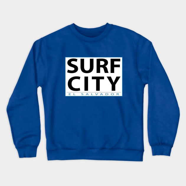 Surf City El Salvador Crewneck Sweatshirt by Estudio3e